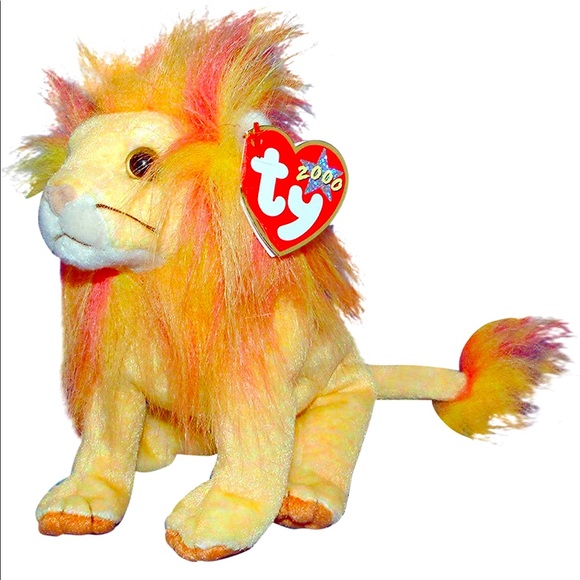 NWT Bushy the Lion TY Beanie Baby